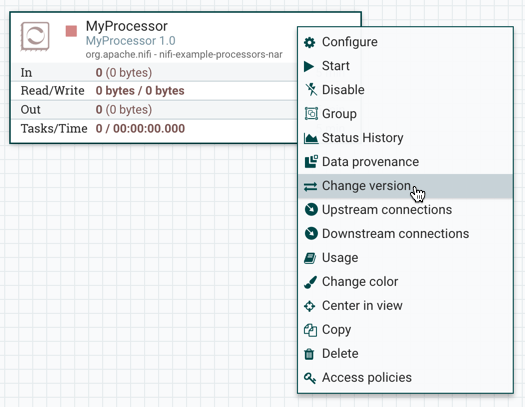 Processor Change Version